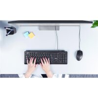 Trust TK-150 - Volle Größe (100%) - USB - Membran Key Switch - QWERTZ - Schwarz