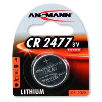 Ansmann 3V Lithium CR2477 - Einwegbatterie - CR2477 - Lithium - 3 V - 1 Stück(e) - Silber