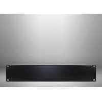 Inter-Tech 88887150 - Blindplatte - Schwarz - Stahl - 2U - 48,3 cm (19") - 482 mm