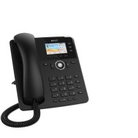 Snom Tischtelefon D717 - IP-Telefon - Schwarz -...