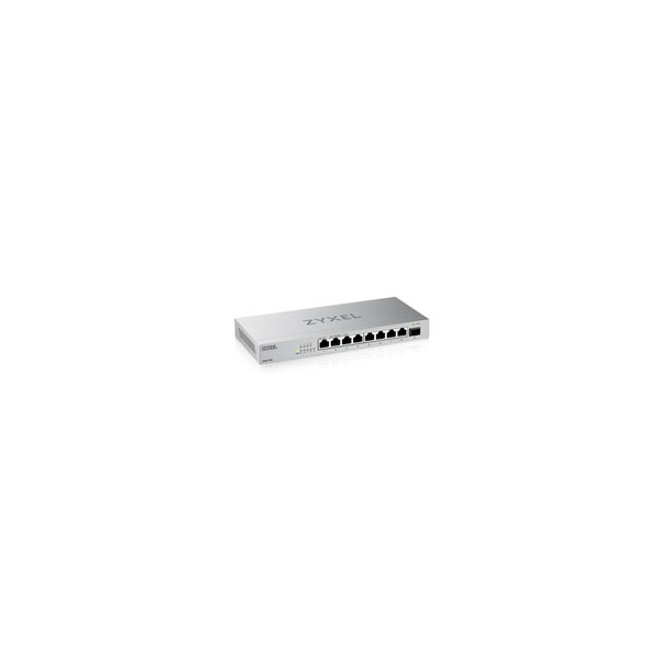 ZyXEL XMG-108 25G+ 1 SFP+ Desktop MultiGig unmanaged Switch - Switch - 1 Gbps