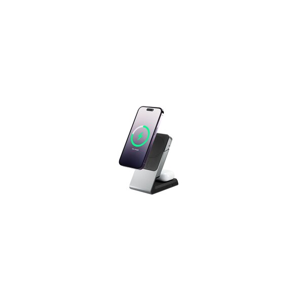 Alogic MSCDD - Drinnen - USB - Kabelloses Aufladen - Schwarz