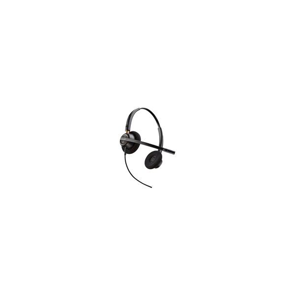 Poly EncorePro 525 USB-A Stereo-Headset - zertifiziert für Microsoft Teams - Kabelgebunden - Anrufe/Musik - 74 g - Kopfhörer - Schwarz