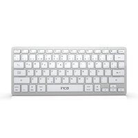 INCA Tastatur IBK-565BT Bluetooth 5.0 Smart Silber -...