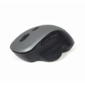 Gembird MUSW-6B-02-BG - rechts - Optisch - RF Wireless - 1600 DPI - Schwarz - Silber
