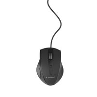 Gembird MUS-4B-02 - rechts - Optisch - USB - 1200 DPI - Schwarz