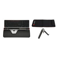 Contour Design RollerMouse Red Plus WL Travel Kit - Volle Größe (100%) - RF Wireless - Schwarz - Maus enthalten