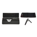 Contour Design RollerMouse Red Plus WL Travel Kit - Volle Größe (100%) - Kabellos - RF Wireless - Schwarz - Maus enthalten