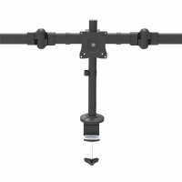 StarTech.com 3 Monitor Schreibtischhalterung - Ergonomischer VESA Monitorarm für 3 Monitore bis zu 27" - Gelenkig - höhenverstellbar - Neig/Schwenk/Drehfunktion - Schreibtischklemme/Tülle - Klemme - 24 kg - 33 cm (13") - 61 cm (24") - 100 x 100 mm - Schwa