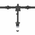 StarTech.com 3 Monitor Schreibtischhalterung - Ergonomischer VESA Monitorarm für 3 Monitore bis zu 27" - Gelenkig - höhenverstellbar - Neig/Schwenk/Drehfunktion - Schreibtischklemme/Tülle - Klemme - 24 kg - 33 cm (13") - 61 cm (24") - 100 x 100 mm - Schwa