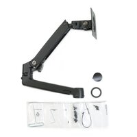 Ergotron LX Arm - Erweiterung und Ringsatz (schwarz) - 360° - 0 - 75° - 2 kg - 440 mm - 200 mm - 170 mm