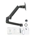 Ergotron LX Arm - Erweiterung und Ringsatz (schwarz) - 360° - 0 - 75° - 2 kg - 440 mm - 200 mm - 170 mm
