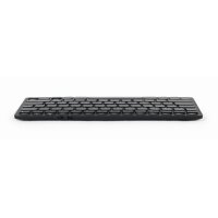 Gembird KB-BTRGB-01-DE - Mini - Bluetooth - QWERTZ - LED - Schwarz
