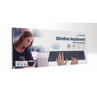 Gembird KB-BTRGB-01-DE - Mini - Bluetooth - QWERTZ - LED...