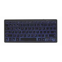 Gembird KB-BTRGB-01-DE - Mini - Bluetooth - QWERTZ - LED...