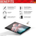 DISPLEX Tablet Glass (9H) für iPad Pro 11 (1./2./3./4. Gen.)/Air (4./5. Gen.) - Eco-Montagerahmen L-Form - unzerbrechlich - ultra-dünn - unsichtbar - 27,9 cm (11") - 9H - Gehärtetes Glas - 145 g - 1 Stück(e)