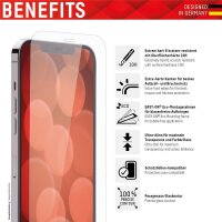 DISPLEX Panzerglas (10H) für Apple iPhone XR/11 - Eco-Montagerahmen - Tempered Glas - kratzer-resistente Schutzfolie - hüllenfreundlich - Apple - iPhone XR/ iPhone 11 - Trockene Anwendung - Schlagfest - Kratzresistent - Staubresistent - Transparent - 1 St