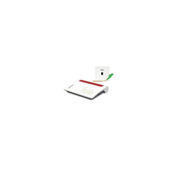 FRITZ! Box 5530 - Wi-Fi 6 (802.11ax) - Dual-Band (2,4 GHz/5 GHz) - Ethernet/LAN - Weiß - Tabletop-Router