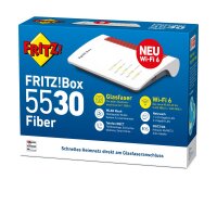AVM FRITZ!Box 5530 - Wi-Fi 6 (802.11ax) - Dual-Band (2,4...
