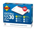 FRITZ! Box 5530 - Wi-Fi 6 (802.11ax) - Dual-Band (2,4 GHz/5 GHz) - Ethernet/LAN - Weiß - Tabletop-Router