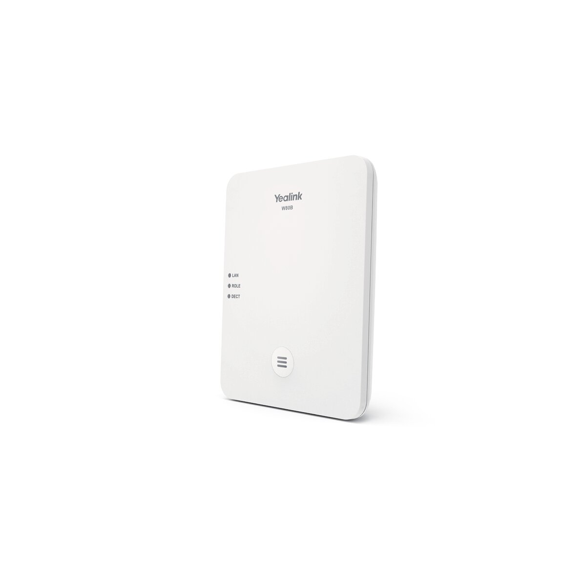 Yealink W80B - 1,8 - 1,9 GHz - 300 m - SNTP/NTP - VLAN - SIP v1 - SIP v2 - UDP/TCP/TLS - DHCP - HTTPS - SHA-256 - SRTP - SSL/TLS - AJB - CNG - G.726 - G.729 - PLC - VAD - iLBC - Yealink W53H/W56H