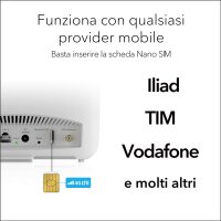 Netgear LBR20 - Wi-Fi 5 (802.11ac) - Dual-Band (2,4 GHz/5 GHz) - Eingebauter Ethernet-Anschluss - 3G - Weiß - Netzwerk-Repeater
