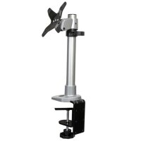 StarTech.com Monitor Halterung - Verstellbar - für Bildschirme bis 34" (14kg) - Premium VESA-Monitorarm - Tischklemme oder Tischlochmontage - Silber - Klemme/Durchführung - 14 kg - 86,4 cm (34") - 100 x 100 mm - Höhenverstellung - Schwarz - Silber