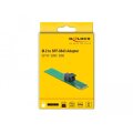 Delock Adapter M.2 Key M zu SFF-8643 NVMe 22110 / 2280 / 2260 - M.2 - SFF-8643 - Grün - Karton mit Aufhänger