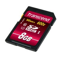 Transcend TS8GSDHC10U1 - 8 GB - SDHC - Klasse 10 - MLC - 90 MB/s - Class 1 (U1)