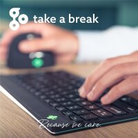 R-Go Ergonomische Tastatur R-Go Compact Break - kompakte...