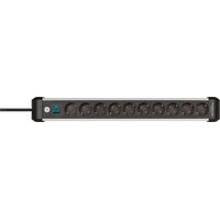 Brennenstuhl 1391030000 - 3 m - Indoor - Abgewinkelt - IP20 - Aluminium - Schwarz - Silber