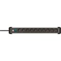 Brennenstuhl 1391030000 - 3 m - Indoor - Abgewinkelt - IP20 - Aluminium - Schwarz - Silber