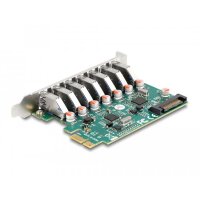 Delock PCI Express x1 Karte zu 7 x extern USB 5 Gbps...
