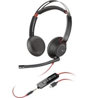 Poly Blackwire 5220 Stereo USB-C Headset+ - Headset - 20 KHz