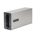 StarTech.com Thunderbolt 3 PCIe Erweiterungsgehäuse - Externes Gehäuse mit 2 PCI Express Slots - PCIe Box für Laptops/Desktops/All-In-Ones - 8K/4K über TB3/DP 1.4 Ports - Für Video Capture/Glasfaser/Netzwerkkarten - Kabelgebunden - Thunderbolt 3 - Silber