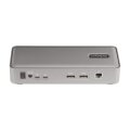 StarTech.com Dual Monitor USB-C KVM Dockingstation für Zwei Laptops - 2x 4K 60Hz DisplayPort Monitore Dock/KVM Switch - 5x USB - 90W/45W Power Delivery für zwei Notebooks - USB-C KVM - Windows/macOS - 3840 x 2160 Pixel - Ethernet/LAN - 4K Ultra HD - 180 W