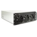 Inter-Tech 4F28 - Rack - Schwarz - Silber - ATX - EATX - micro ATX - Mini-ITX - Stahl - 4U - 15,5 cm