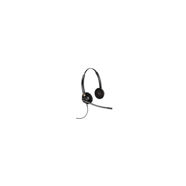 Poly EncorePro 520D Binaurales digitales Headset mit Quick Disconnect TAA - Kabelgebunden - Anrufe/Musik - 20 - 10000 Hz - 54,6 g - Kopfhörer - Schwarz