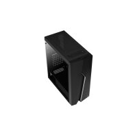 AEROCOOL ADVANCED TECHNOLOGIES Aerocool Bolt - Midi Tower - PC - Schwarz - ATX - micro ATX - Mini-ATX - Stahl - Blau - Grün - Rot