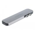 Delock Dockingstation für MacBook Dual HDMI 4K / PD / Hub - Andocken - 60 W - Grau - 3840 x 2160 Pixel - Metall - China