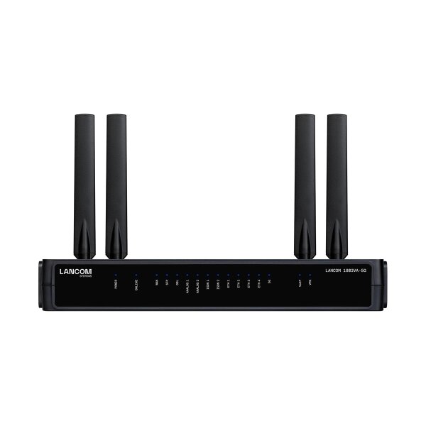 Lancom L 1803VA-5G EU SD-WAN VoIP Gateway - Gateway - Glasfaser (LWL)