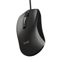 Trust 24657 - Beidhändig - Optisch - USB Typ-A - 1200 DPI - Schwarz