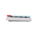 Cherry MX-LP 2.1 Compact Wireless - Kabellos - RF Wireless + Bluetooth - Mechanischer Switch - QWERTZ - RGB-LED - Weiß