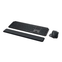 Logitech MX Keys S Combo - RF Wireless + Bluetooth - Scherenschlüsselschalter - QWERTZ - LED - Graphit - Maus enthalten