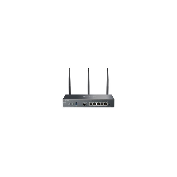 TP-LINK Omada ER706W - Dual-Band (2,4 GHz/5 GHz) - Ethernet/LAN - Schwarz - Desktop-/Pol-Router