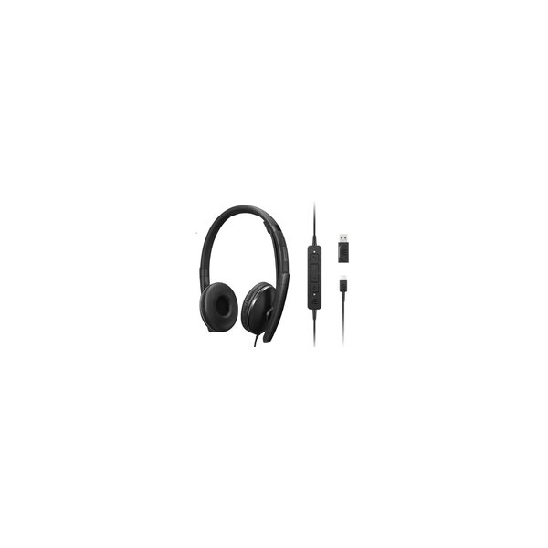Lenovo Wired ANC Headset Gen 2 UC - Headset - 20 KHz