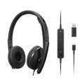 Lenovo Wired ANC Headset Gen 2 UC - Headset - 20 KHz