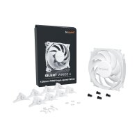 Be Quiet! Silent Wings 4 120mm PWM high-speed White weiß 120 mm - Gehäuse-Lüfter - 31,2 dB