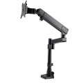 StarTech.com Schreibtisch-Monitorarm mit 2x USB 3.0-Anschlüssen - Monitorhalterung mit Kabelmanagement für bis zu 34 "VESA-Display - Ergonomischer Gelenkarm - Schreibtischklemme/Tülle - Klemme - 8 kg - 43,2 cm (17") - 86,4 cm (34") - 100 x 100 mm - Schwar