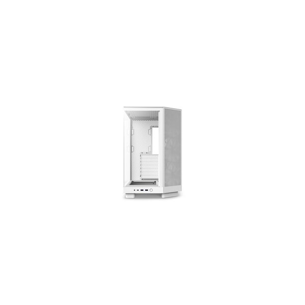 NZXT H6 Flow - Midi Tower - PC - Weiß - ATX - micro ATX - Mini-ITX - Stahl - Gehärtetes Glas - 16,3 cm
